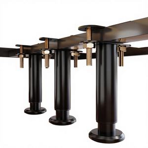 <span class=keywords><strong>Support</strong></span> de <span class=keywords><strong>pieds</strong></span> de lit en métal à lattes, lot de <span class=keywords><strong>4</strong></span>, <span class=keywords><strong>pieds</strong></span> de <span class=keywords><strong>support</strong></span> de cadre de lit réglables en hauteur, <span class=keywords><strong>pieds</strong></span> de <span class=keywords><strong>support</strong></span> de panneau de lit noirs, meubles américains - Product Image 1