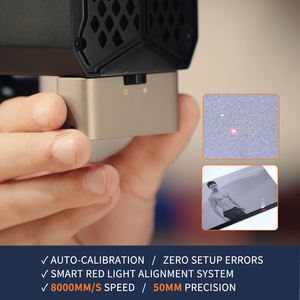 Machine de gravure laser compacte 20W avec réglage de la hauteur motorisé pour les supports en bois, gravure de porte-clés, conviviale - Product Image 3