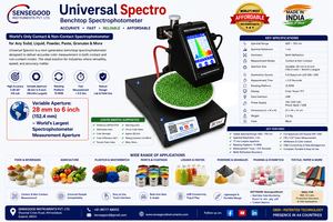 Espectrofotómetro de Color de Laboratorio Aero Portátil de 400-700nm OEM, el Mejor del Mundo con 1 Año de Garantía - Product Image 4