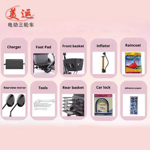 รถสามล้อไฟฟ้าแบบเปิดประทุน พับได้ ใช้แบตเตอรี่ สำหรับ<span class=keywords><strong>ผู้</strong></span>โดยสาร - Product Image 6