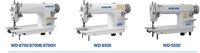 Machine à coudre industrielle à point droit WD-8700, vente chaude, bonne qualité, haute vitesse, pour la fabrication de perruques