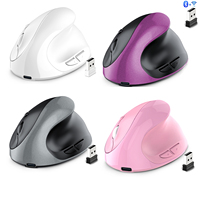 Souris sans fil blanche à double mode rechargeable super mince et silencieuse de haute qualité pour ordinateur portable