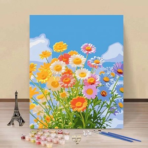 Kit de Peinture Numérique Premium DIY - Paysage Floral à Colorier avec une Ambiance Décorative Haut de Gamme - Product Image 2