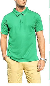 Polo rojo vino con estilo multifuncional, venta al por mayor, ropa informal, polos de manga corta con estilo - Product Image 3