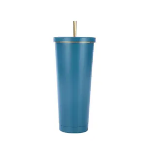 2022 Latest Models drink cup travel coffee mug stainless steel thermos cup tumbler with lid and straw travel mugs