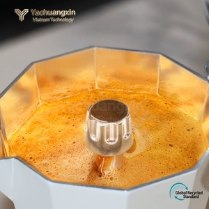 Cafetera italiana de doble válvula para camping al aire libre, práctica cafetera para preparar café, olla de aluminio para hervir agua - Product Image 2