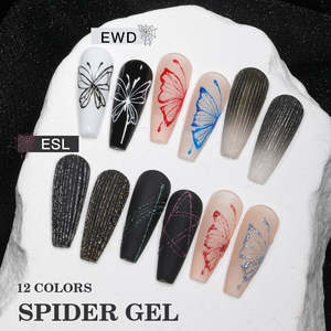 AS Private Label 5ml Gel à <span class=keywords><strong>ongles</strong></span> élastique UV pour <span class=keywords><strong>dessin</strong></span> d'araignée, <span class=keywords><strong>vernis</strong></span> gel personnalisé OEM, fournisseur en gros de <span class=keywords><strong>vernis</strong></span> gel professionnel pour <span class=keywords><strong>ongles</strong></span> - Product Image 2