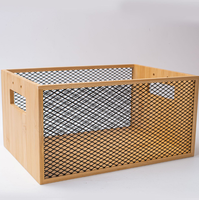 Porte-revues, porte-revues de bureau, porte-fichiers, organisateur, panier de rangement rustique pour magazines, livres, journaux, tablettes