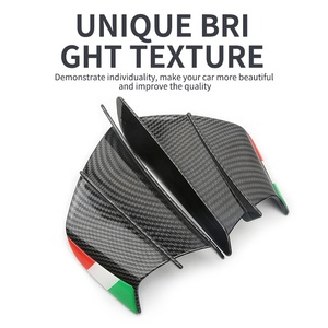 Kit d'aile aérodynamique d'aileron de moto de becquet d'aileron en plastique de vente chaude adapté aux ailettes de Ducati <span class=keywords><strong>Cbr650r</strong></span> - Product Image 5