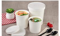 Gobelet à soupe en papier kraft biodégradable et recyclable de haute qualité, à paroi simple, écologique, conteneur alimentaire jetable pour épicerie, plusieurs tailles