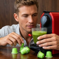 Capsules de café matcha, capsules de matcha cru, capsules d'ube, capsules de matcha en sachet
