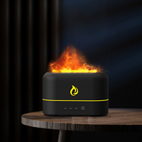 Hxtc88 humidificateurs à minuterie d'arrêt automatique silencieux 7 couleurs flamme de feu Usb petite petite table portable diffuseurs d'aromathérapie d'huile essentielle