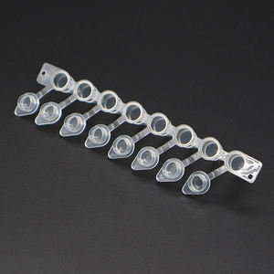 Laboratuvar kullanımı PP işlenmemiş gereç 8 şerit <span class=keywords><strong>Pcr</strong></span> tüpleri ekli düz üst ile 0.1ml - Product Image 5