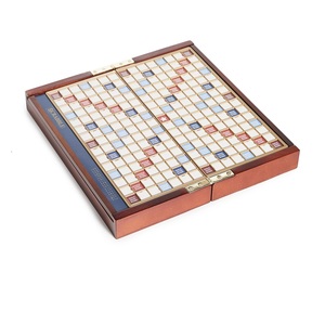 Boîte de jeu de <span class=keywords><strong>mots</strong></span> <span class=keywords><strong>croisés</strong></span> en bois pliable Portable pour <span class=keywords><strong>les</strong></span> festivals de voyage en plein air nouvel an école autre pour la lettre - Product Image 4