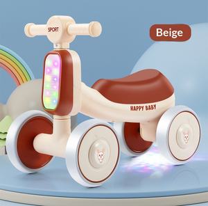 Детский балансировочный самокат-каталка для малышей 1-3 лет, пластиковый, без педалей, сделано в Китае - Product Image 1