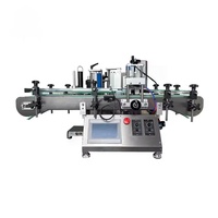 Machine d'étiquetage automatique de bureau pour bocaux/bouteilles, étiqueteuse à points fixes avec écran tactile pour divers objets cylindriques