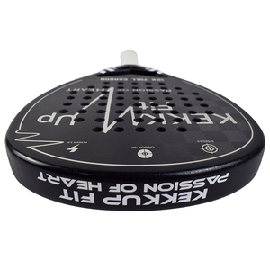 <span class=keywords><strong>Raquette</strong></span> de padel professionnelle OEM de qualité supérieure, en fibre de verre et carbone, avec tête en forme de goutte d'eau et diamants 18K - Product Image 3