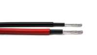 Zertifiziertes H1Z2Z2-K XLPO Isoliertes Verzinntes Kupferleiter Solarkabel 4mm2 6mm2 10mm2 DC 1500V Rot Schwarz