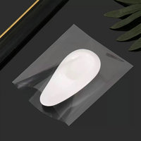 Sacs plats transparents en OPP, impression en héliogravure, emballage jetable personnalisé en plastique à ouverture supérieure pour présentation de bijoux