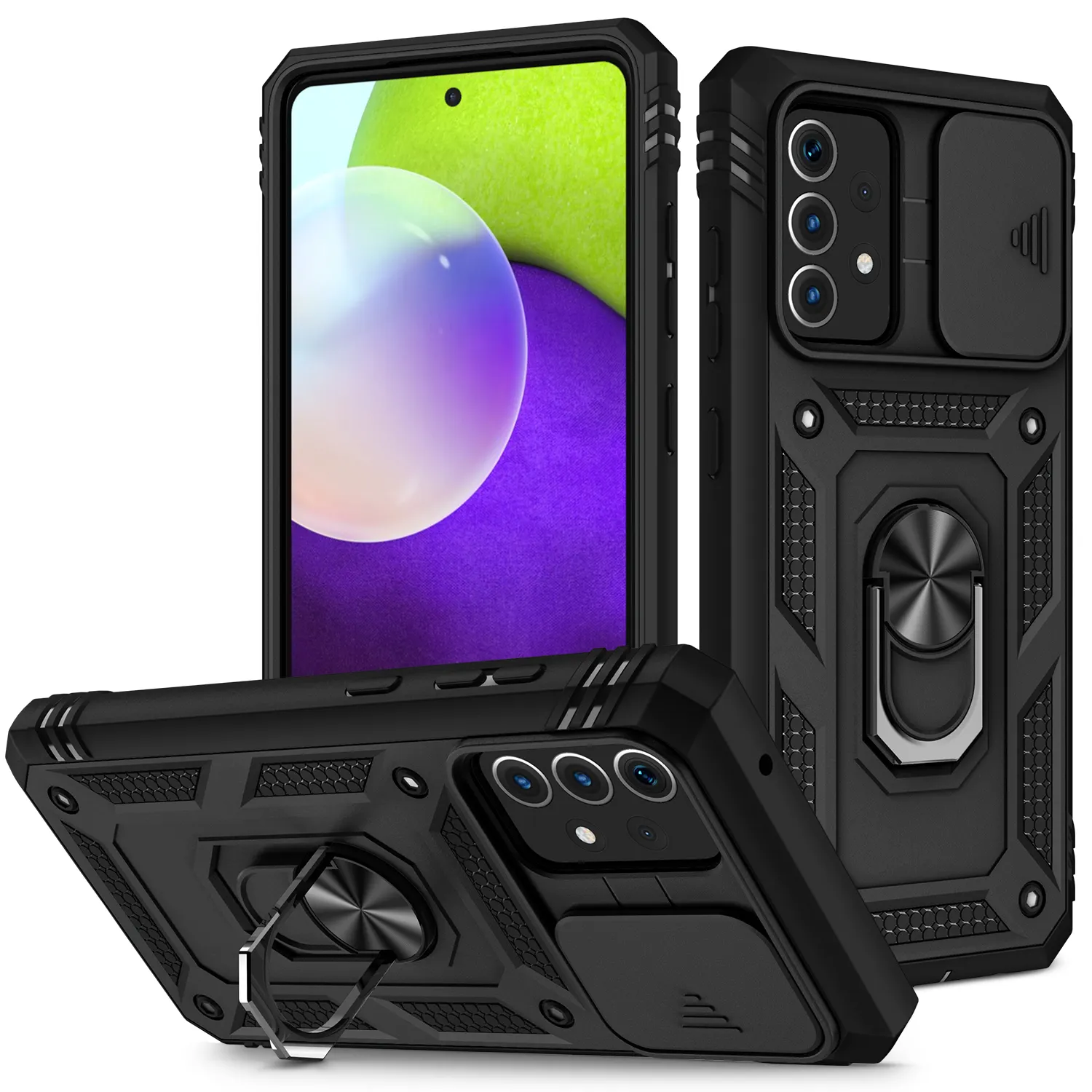 Leyi selling 360 all inclusive lens protection phone covers with stand shockproof phone case for Motorola G Stylus