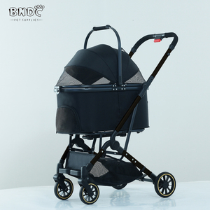 Poussette <span class=keywords><strong>de</strong></span> luxe pliable pour animaux <span class=keywords><strong>de</strong></span> compagnie Errui, taille L, pour petits chiens, <span class=keywords><strong>chariot</strong></span> <span class=keywords><strong>de</strong></span> voyage, sac <span class=keywords><strong>de</strong></span> transport pour chats avec poignée <span class=keywords><strong>de</strong></span> <span class=keywords><strong>marche</strong></span> - Product Image 2
