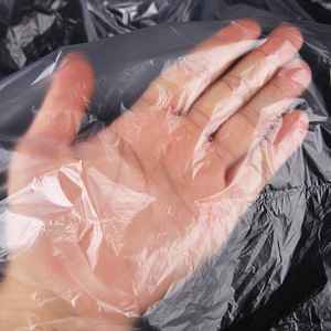 Wanmei Hairdressing Cape Transparent Plastic <b>Disposable</b> Plus Size For Salon Use - Product Image 3