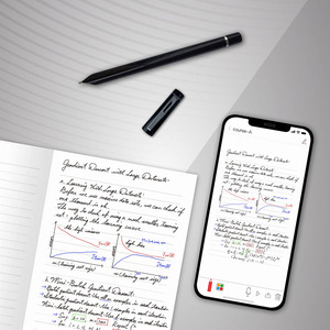 2025 penna intelligente in tempo reale digitalizza le tue note, penna per scrittura intelligente con riconoscimento a mano con memoria Cloud-nera - Product Image 2