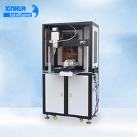 Mesin Dispenser Lem Putar 4 Axis untuk Kabinet Lantai dengan Teach Pendant dan Platform Geser untuk Sudut Beragam