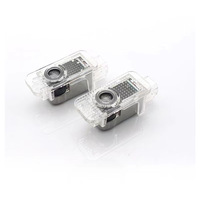 2 pièces, projecteurs de logo pour portières de voiture, lampes LED pour accessoires de voiture AUDI
