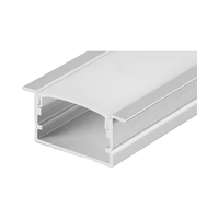 Profilé lumineux LED en aluminium 25*15, montage encastré au plafond, fente, lumière de bande anodisée, série 6000, décoratif