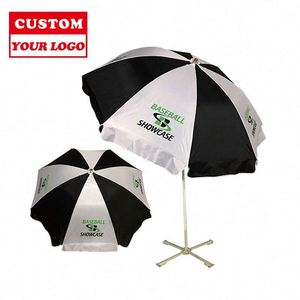 Sombrilla de Playa Publicitaria Personalizada para Exteriores, Parasol Económico para Camping - Product Image 1