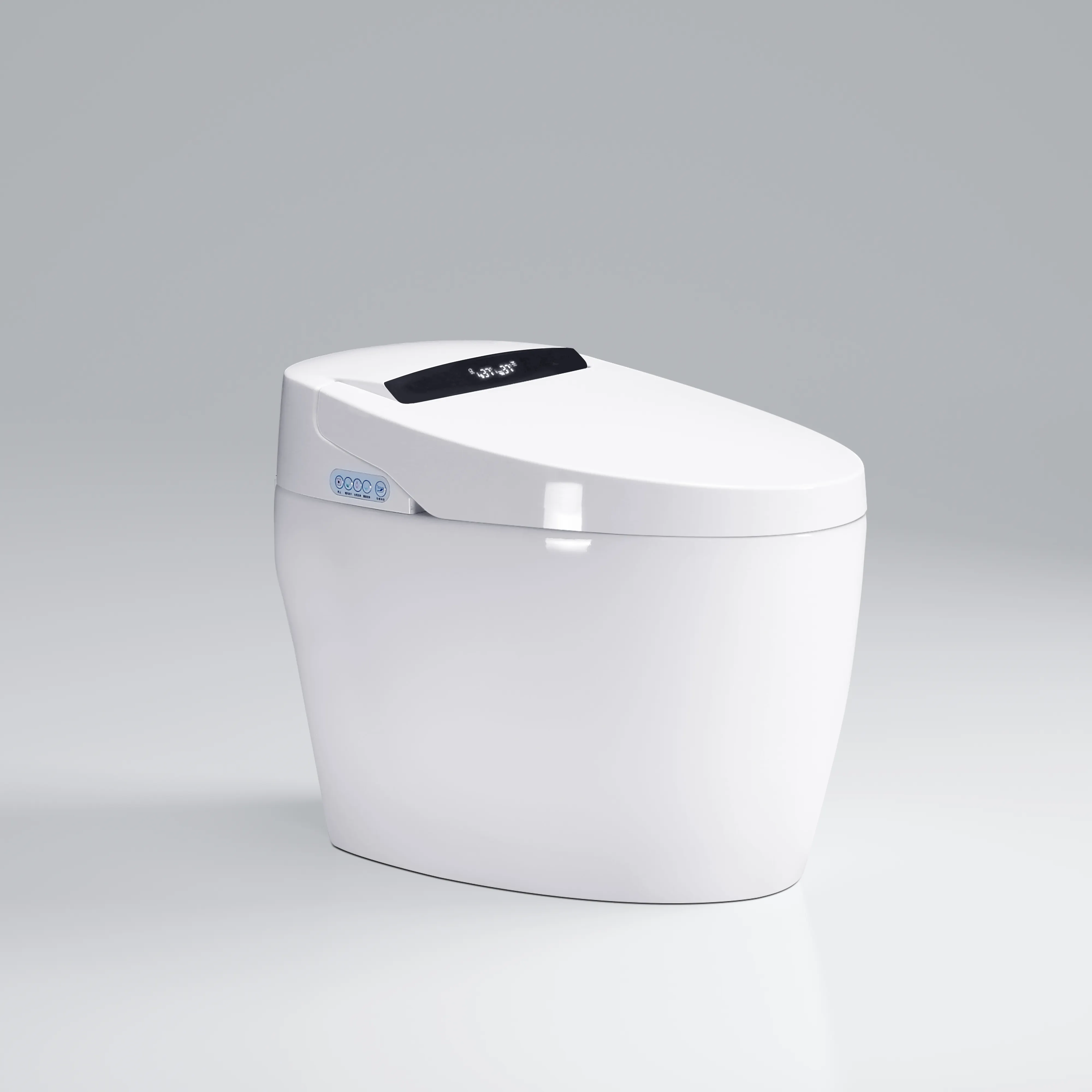 High Quality Intelligent Modern Bathroom Sanitary Ware W.C Ceramic Smart Toilet Bathroom CE Water Closet Automatic Toilet