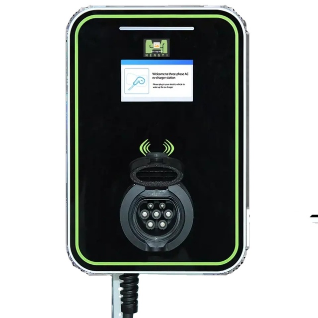 Wireless Type 2 Socket Wallbox EV Charger Station 7kw/11kw/22kw Charging Pile