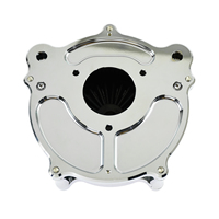Filtre à air de moto CNC chromé, filtre à air en aluminium pour Harley Sportster XL Dyna Softail Touring 883 1200 Street Glide