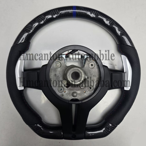 Volante Deportivo de Fibra de Carbono para BMW Serie 3, 4 y 5, Modelos F10, F30, F90, F01, F02, F12 y F13 - Product Image 6