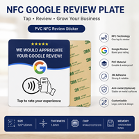 Acryl-Epoxy NFC Google Bewertungskarte QR-Code NFC Google Bewertungsplatte für Yelp/Tripadvisor/Instagram