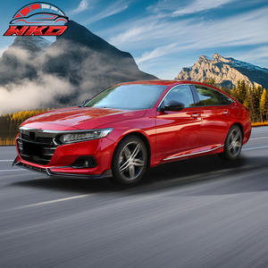 Protector de Parachoques Delantero para Honda Accord 2021-2022, Estilo IKON V1, 3 Piezas, PP Negro Mate, Difusor, Protector de Mentón - Product Image 3