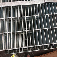 Grille de sol industrielle soudée en acier galvanisé à chaud Q235, planche de sécurité, grille en acier