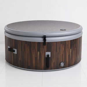 <span class=keywords><strong>Jacuzzi</strong></span> gonflable portable et <span class=keywords><strong>pliable</strong></span> pour 2 à 6 personnes, bain à remous à température constante, spa à bulles pour jardin extérieur - Product Image 3