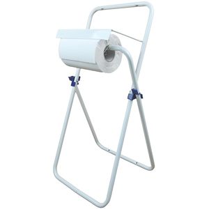 Folding Floor Roll Holder 41x41x78 Cm Industrial <b>Paper</b> Dispenser With Butterfly Lock For <b>Kitchen</b> Storage - Product Image 1