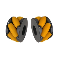 Roue Mecanum en polyuréthane de 10 pouces, capacité de charge de 700 kg, diamètre extérieur de 260 mm pour robot AGV
