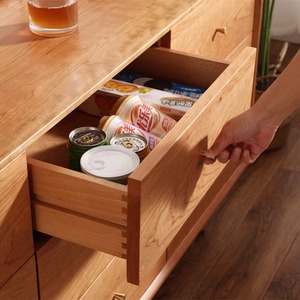 Nordic <b>Cherry</b> Wood Solid Wood Chest Of Drawers Nine Drawer Storage Cabinet Japanese Style Bedroom Dresser - Product Image 3