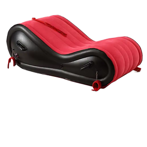 Modernes rotes aufblasbares <span class=keywords><strong>Sex</strong></span>-Schlafs ofa Faltbares Liege-BDSM-Stuhl-Luftkissen für Paare Chaise Lounge für Hotel-Schlafzimmer-Wohnen - Product Image 4