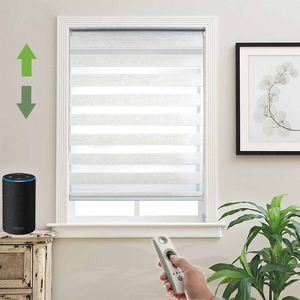 Rèm Che Sáng Rèm Ngựa Vằn Động Cơ Phòng Ngủ Cách Nhiệt Rèm Đôi Chạy Điện - Product Image 6