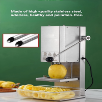 Nouvelle machine automatique professionnelle pour la découpe de frites bouclées et la fabrication de chips de pommes de terre pour la restauration rapide