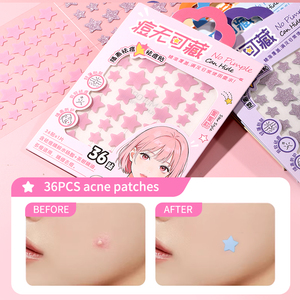 Parches Hidrocoloides para el Acné a Base <span class=keywords><strong>de</strong></span> Agua LMLTOP, Invisibles, 36 Piezas, para Uso Diario y Nocturno, Parches para el Acné para Compra al por Mayor - Product Image 4