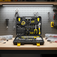 Ensemble d'outils ménagers multifonctions 137 pièces en acier au carbone, support OEM, ensemble d'outils manuels