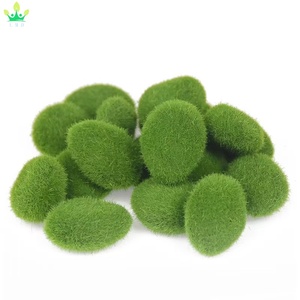 Roches artificielles, boule de simulation, mousse, pierre, plante verte pour la maison, le jardin, le pot de fleurs, bricolage, décoration artisanale - Product Image 5