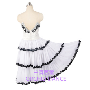 Conception Dos Nu Professionnel Haute Qualité 5 Couches Filles Femmes Performance Porter <span class=keywords><strong>Long</strong></span> Romantique <span class=keywords><strong>Noir</strong></span> Blanc Ballet <span class=keywords><strong>Tutu</strong></span> - Product Image 4