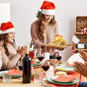 Tabla de Charcutería Ecológica de Bambú con Mini Mango, Juego de Cuchillos para Queso, Tabla de Cortar para Servir <span class=keywords><strong>Pizza</strong></span> a Granel con Elegantes Cajas de Regalo - Product Image 4